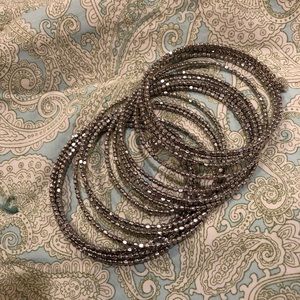Stella & Dot Silver Wrap Bracelet